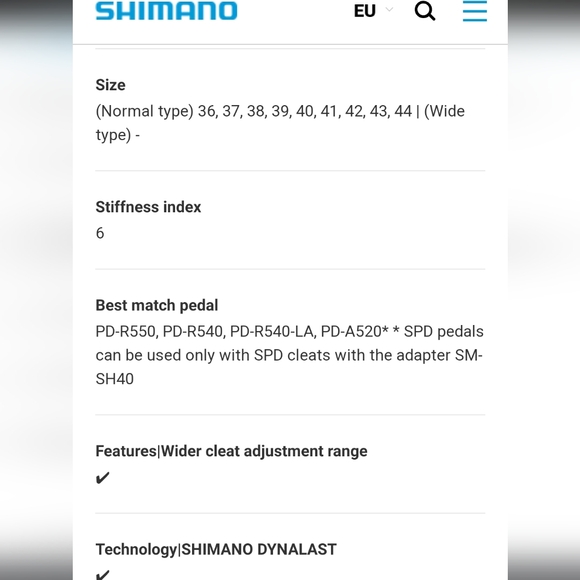 Shimano NEW RP2W Cycle Shoes EU 38 - Picture 6 of 9